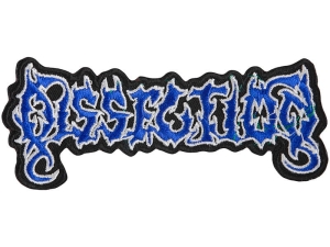 DISSECTION - LOGO [ iron on] -- Embroidered Patch