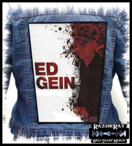 ED GEIN - White -- Backpatch 
