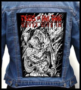 TYGERS OF PAN TANG - Never Give In -- Backpatch