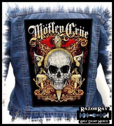 MOTLEY CRUE - Skull -- Backpatch Back Patch.jpg