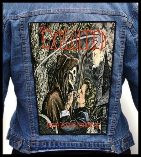 EXPLOITED - Death Before Dishonour -- Backpatch.jpg