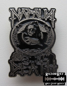 Przypinka NAPALM DEATH - Life