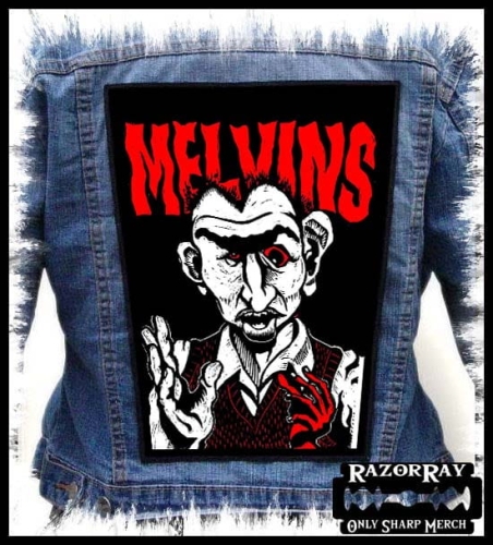 MELVINS - Red &amp; White -- Backpatch Back Patch.jpg