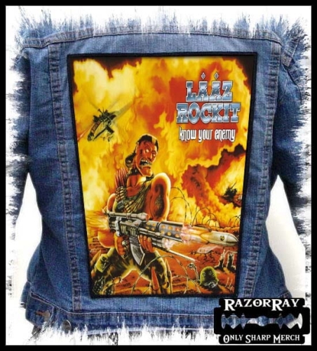 LAAZ ROCKIT - Know Your Enemy -- Backpatch Back Patch.jpg
