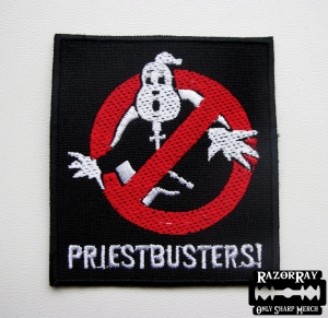 PRIESTBUSTERS -- Embroidered Patch 