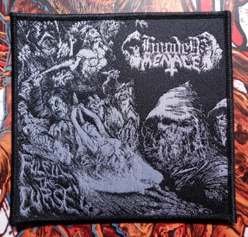 HOODED MENACE - FULFILL THE CURSE [black border] --- patch.JPG