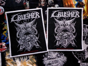 CRUSHER - THE 30TH BIRTHDAY [white border] -- Woven Patch