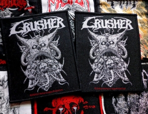 CRUSHER - THE 30TH BIRTHDAY [black border] -- Woven Patch
