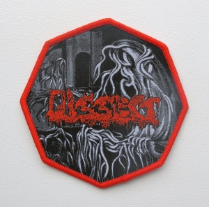 DISSECT - Swallow Swouming Mass [red border] -- Woven Patch