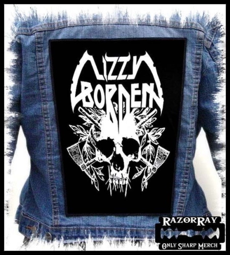 LIZZY BORDEN - Skull --- Backpatch Back Patch.jpg