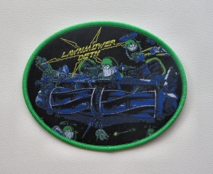 Naszywka LAWNMOWER DETH - Ooh Crikey It's... [green border]