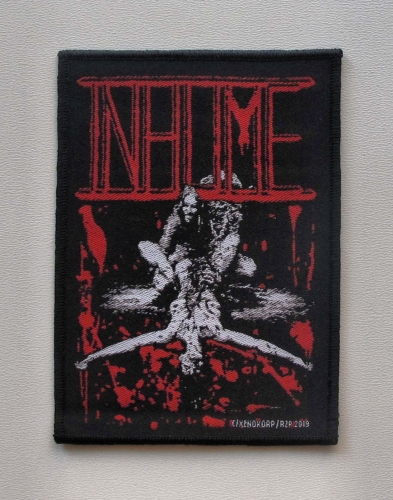 INHUME - 25 Years of Decomposition  --- Woven Patch.JPG