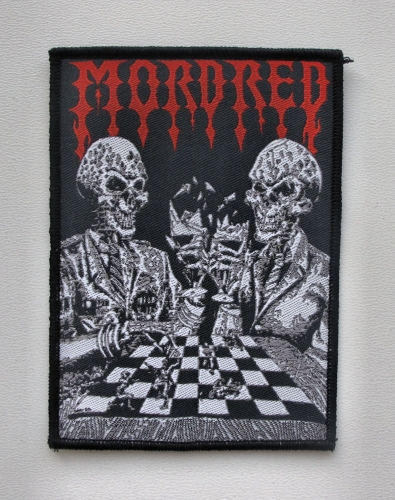 MORDRED [black border] --- woven patch.JPG