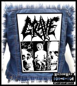 GRAVE - Tremendous Pain  -- Backpatch 