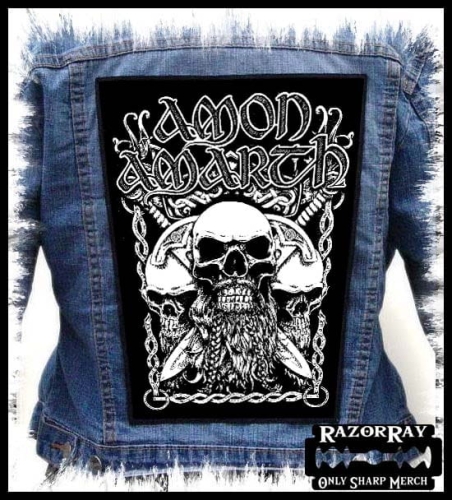 AMON AMARTH - Skulls --- Backpatch Back Patch.jpg