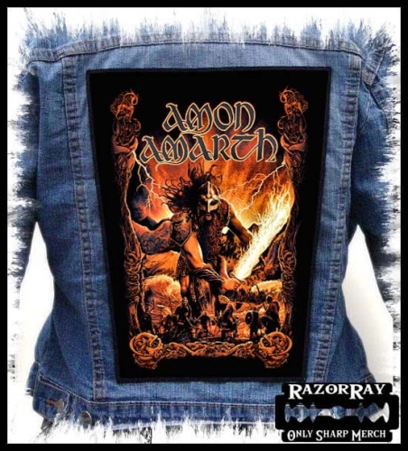 AMON AMARTH - Warrior --- Backpatch Back Patch.jpg