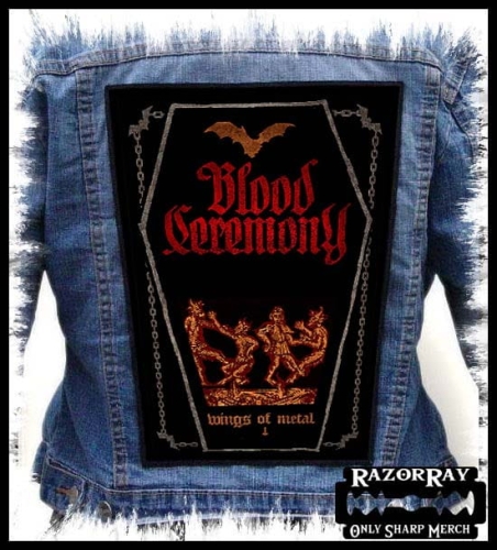 BLOOD CEREMONY - Wings Of Metal --- Backpatch Back Patch.jpg