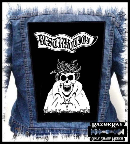 DESTRUCTION - Bestial Invasion of Hell --- Backpatch Back Patch.jpg