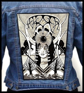 ASH BORER - Eyes -- Backpatch