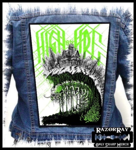 HIGH ON FIRE - Maggot --- Backpatch Back Patch.jpg