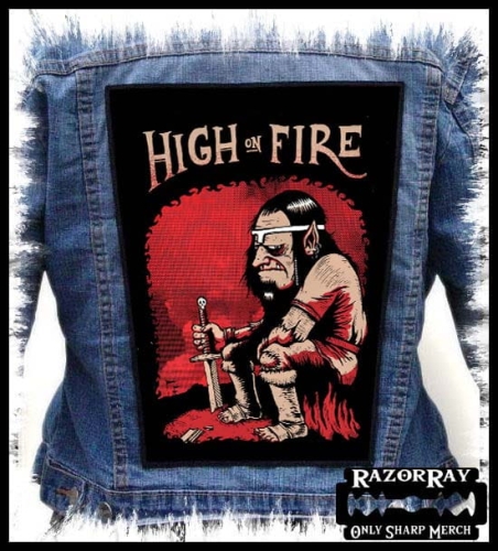 HIGH ON FIRE - Warrior --- Backpatch Back Patch.jpg