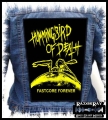 HUMMINGBIRD OF DEATH - Fastcore Forever --- Backpatch Back Patch.jpg