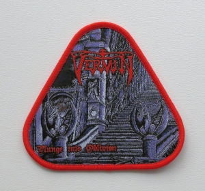 VERMIN - Plunge into Oblivion [red border] -- Woven Patch 