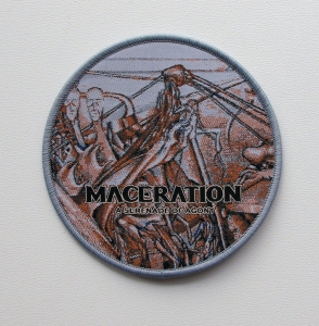 MACERATION - A Serenade Of Agony [grey border] -- Woven Patch 