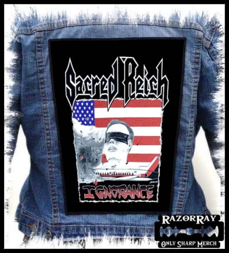SACRED REICH - Ignorance --- Backpatch Back Patch.jpg