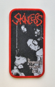 SKINLESS - Progression Towards Evil [red] -- Woven Patch