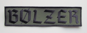 BOLZER [green] -- Embroidered Patch 