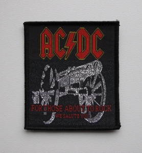 Naszywka AC/DC - For Those About to Rock We Salute You