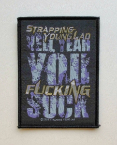 STRAPPING YOUNG LAD - You Suck -- Woven Patch