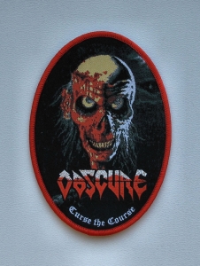OBSCURE - Curse the Course [red] -- Woven Patch
