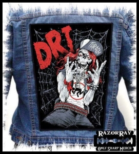 D.R.I. - Metalhead -- Backpatch 