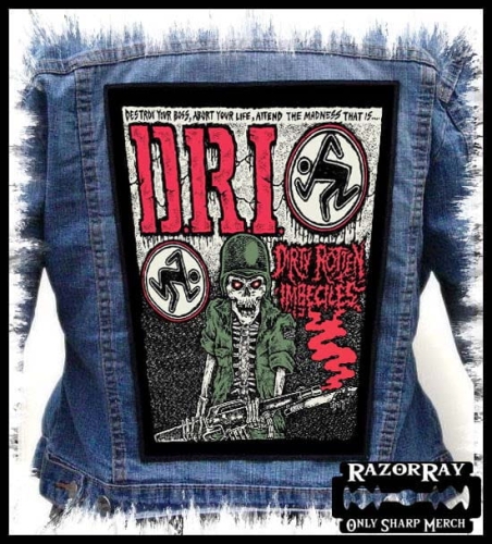 D.R.I. - Destroy Your Boss... --- Backpatch Back Patch.jpg
