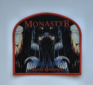 MONASTYR - Never Dreaming [red] -- Woven Patch