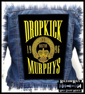 DROPKICK MURPHYS - Boston 1996 -- Backpatch