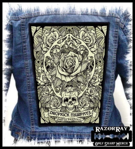 DROPKICK MURPHYS - Signed and Sealed in Blood --- Backpatch Back Patch.jpg