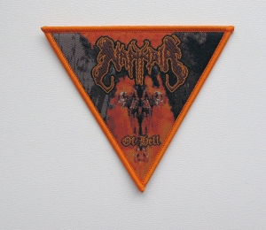 NAPHOBIA - Of Hell [orange] -- Woven Patch 