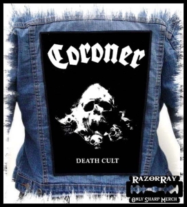 CORONER - Death Cult -- Backpatch