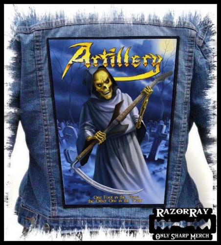 ARTILLERY - One Foot in The Grave --- Backpatch Back Patch.jpg