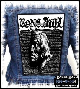 BONE AWL - Almost Dead Man -- Backpatch