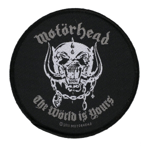 MOTORHEAD - THE WORLD IS YOURS -- Woven Patch