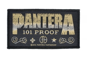 PANTERA - WHISKEY LABEL -- Woven Patch