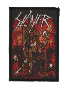 SLAYER - DEVIL ON THRONE -- Woven Patch 