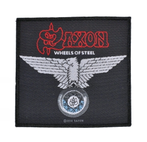 SAXON - WHEELS OF STEEL -- Woven Patch 