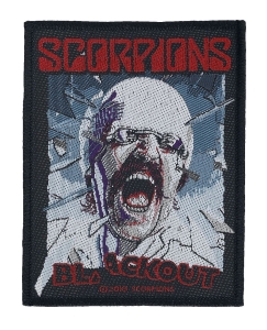SCORPIONS - Blackout -- Woven Patch