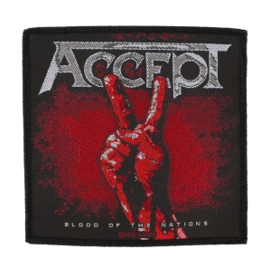 ACCEPT - BLOOD OF THE NATIONS  -- Woven Patch