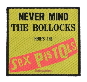 SEX PISTOLS - Nevermind The Bollocks -- Woven Patch 